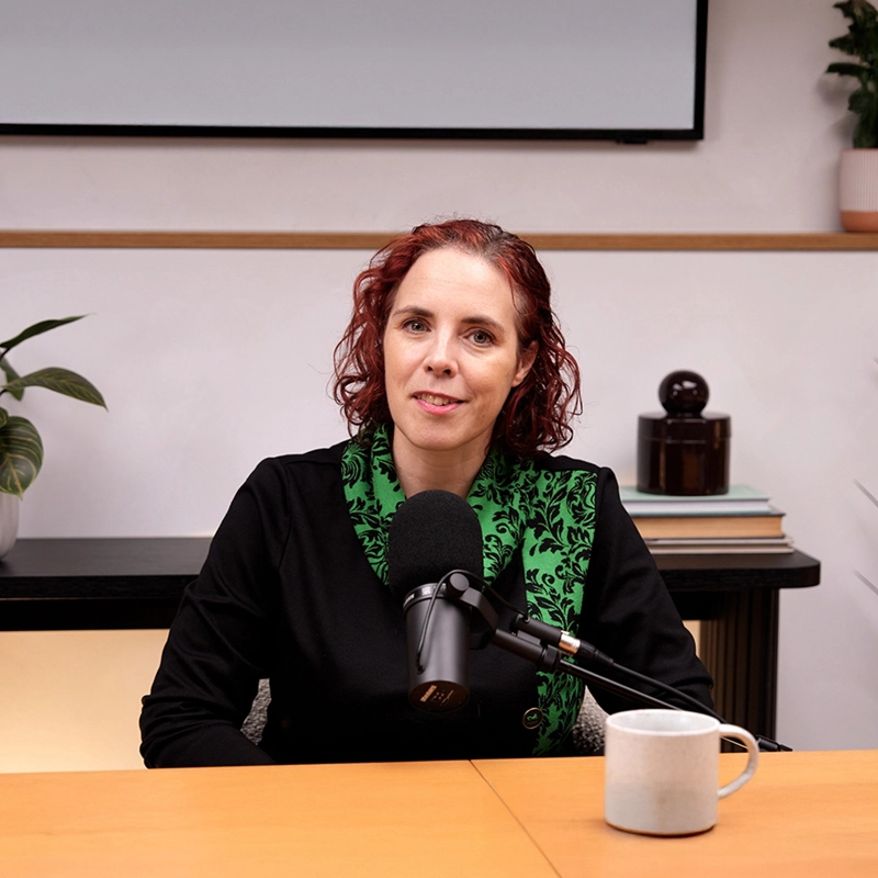 Podcast host Kat