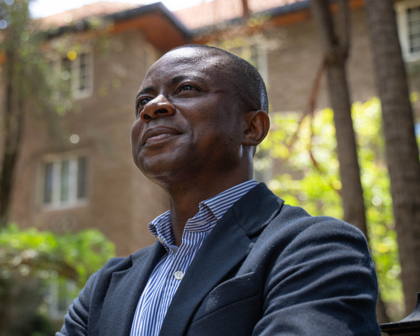 man posing and looking away from the camera