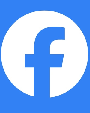 facebook logo -blue f in white circle