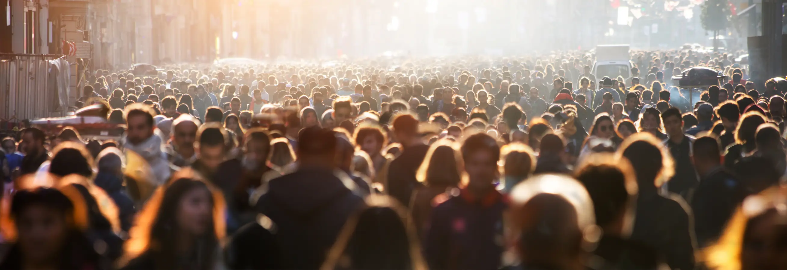 Large crowd of people