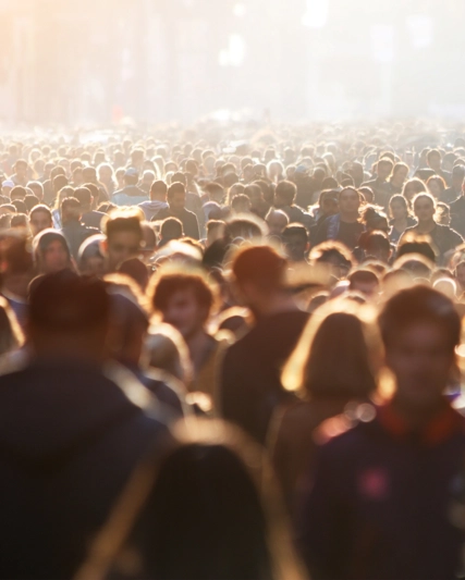 Large crowd of people