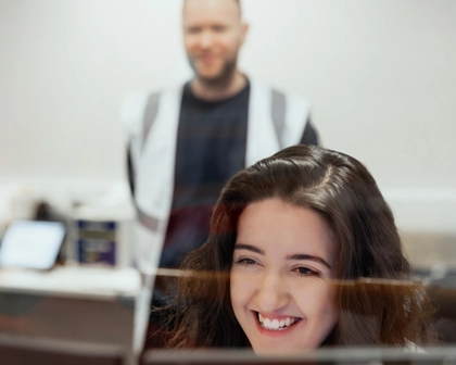 warehouse office worker