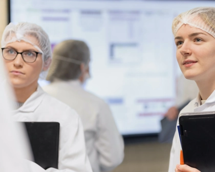 Colleagues listening