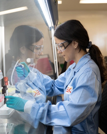 Scientist in lab