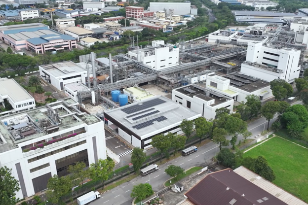 Birdseye view of Jurong site